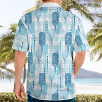 Aloha Hawaii Vintage Kahili Pa'a Lima Hawaiian Shirt Palaka Print Oceanic Turquoise LT7 - Polynesian Pride