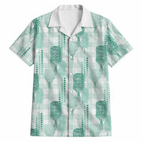 Aloha Hawaii Vintage Kahili Pa'a Lima Hawaiian Shirt Palaka Print Mossy Teal LT7 Mossy Teal - Polynesian Pride