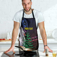 New Caledonia Kanaky Personalized Apron Kagu Bird Emblem LT7 - Polynesian Pride