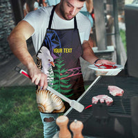 New Caledonia Kanaky Personalized Apron Kagu Bird Emblem LT7 - Polynesian Pride