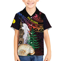 New Caledonia Kanaky Personalized Hawaiian Shirt Kagu Bird Emblem - Polynesian Pride