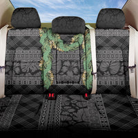 Hawai'i Paniolo Maile Twisted Lei Back Car Seat Cover Obsidian Black