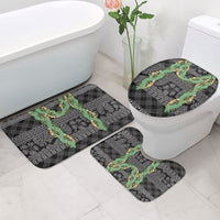 Hawai'i Paniolo Maile Twisted Lei Bathroom Set Obsidian Black