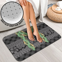 Hawai'i Paniolo Maile Twisted Lei Bathroom Set Obsidian Black