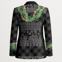 Hawai'i Paniolo Maile Twisted Lei Blazer Obsidian Black