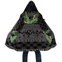 Hawai'i Paniolo Maile Twisted Lei Cloak Obsidian Black