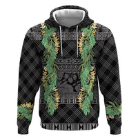 Hawai'i Paniolo Maile Twisted Lei Hoodie Obsidian Black