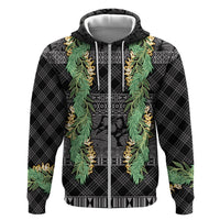 Hawai'i Paniolo Maile Twisted Lei Hoodie Obsidian Black