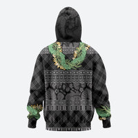 Hawai'i Paniolo Maile Twisted Lei Hoodie Obsidian Black