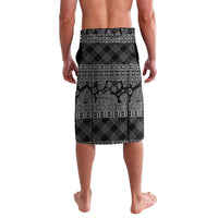 Hawai'i Paniolo Maile Twisted Lei Lavalava Obsidian Black