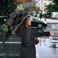 Hawai'i Paniolo Maile Twisted Lei Umbrella Obsidian Black