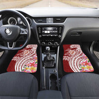 Aloha Hawaii Island Personalized Car Mats Crimson Dreamy Turtle