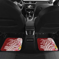 Aloha Hawaii Island Personalized Car Mats Crimson Dreamy Turtle