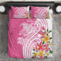 Aloha Maui Island Personalized Bedding Set Rose Dreamy Turtle