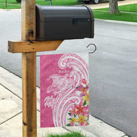 Aloha Maui Island Personalized Garden Flag Rose Dreamy Turtle
