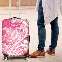Aloha Maui Island Personalized Luggage Cover Rose Dreamy Turtle