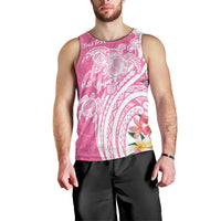 Aloha Maui Island Personalized Men Tank Top Rose Dreamy Turtle