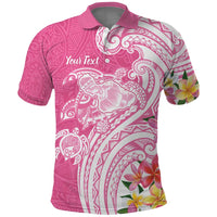 Aloha Maui Island Personalized Polo Shirt Rose Dreamy Turtle
