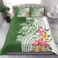 Aloha Molokai Island Personalized Bedding Set Sage Dreamy Turtle