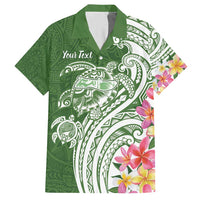 Aloha Molokai Island Personalized Hawaiian Shirt Sage Dreamy Turtle