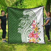 Aloha Molokai Island Personalized Quilt Sage Dreamy Turtle
