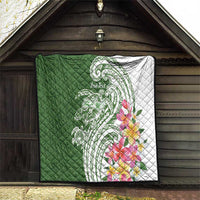 Aloha Molokai Island Personalized Quilt Sage Dreamy Turtle