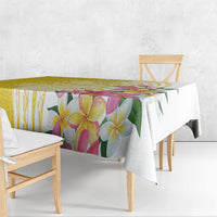 Aloha Oahu Island Personalized Tablecloth Yellow Dreamy Turtle