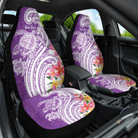 Aloha Kauai Island Personalized Car Seat Cover Lilac Dreamy Turtle