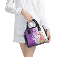 Aloha Kauai Island Personalized Shoulder Handbag Lilac Dreamy Turtle LT7 - Polynesian Pride