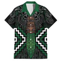 Maori Taiaha Pounamu Whakairo Personalized Family Matching Short Sleeve Bodycon Dress and Hawaiian Shirt Jade Poutama Motifs