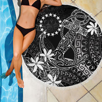 Black Kuki Airani Tapakau Beach Blanket Tribal Anchor Mix Tiare