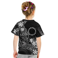 Black Kuki Airani Tapakau Kid T Shirt Tribal Anchor Mix Tiare