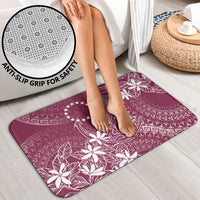 Maroon Kuki Airani Tapakau Bathroom Set Tribal Anchor Mix Tiare