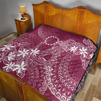 Maroon Kuki Airani Tapakau Quilt Tribal Anchor Mix Tiare