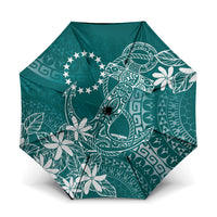 Teal Kuki Airani Tapakau Umbrella Tribal Anchor Mix Tiare