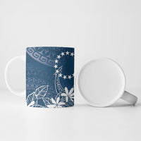 Navy Kuki Airani Tapakau Ceramic Mug Tribal Anchor Mix Tiare