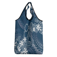 Navy Kuki Airani Tapakau Grocery Bag Tribal Anchor Mix Tiare