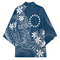 Navy Kuki Airani Tapakau Kimono Tribal Anchor Mix Tiare