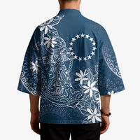 Navy Kuki Airani Tapakau Kimono Tribal Anchor Mix Tiare
