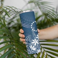 Navy Kuki Airani Tapakau Skinny Tumbler Tribal Anchor Mix Tiare