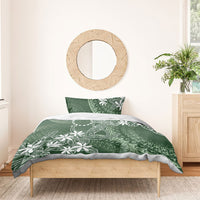 Sage Green Kuki Airani Tapakau Bedding Set Tribal Anchor Mix Tiare