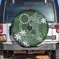 Sage Green Kuki Airani Tapakau Spare Tire Cover Tribal Anchor Mix Tiare