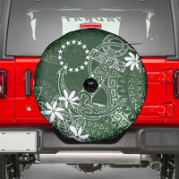 Sage Green Kuki Airani Tapakau Spare Tire Cover Tribal Anchor Mix Tiare