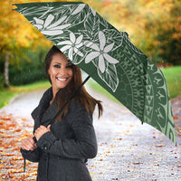 Sage Green Kuki Airani Tapakau Umbrella Tribal Anchor Mix Tiare
