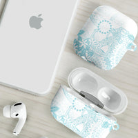 Turquoise Kuki Airani Tapakau AirPods Case Tribal Anchor Mix Tiare