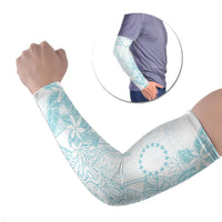 Turquoise Kuki Airani Tapakau Arm Sleeves Tribal Anchor Mix Tiare
