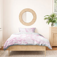 Candy Pink Kuki Airani Tapakau Bedding Set Tribal Anchor Mix Tiare