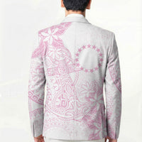Candy Pink Kuki Airani Tapakau Blazer Tribal Anchor Mix Tiare