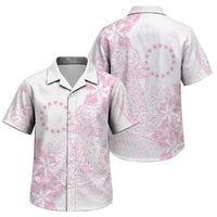 Candy Pink Kuki Airani Tapakau Family Matching Off Shoulder Short Dress and Hawaiian Shirt Tribal Anchor Mix Tiare LT7 Son's Shirt Candy Pink - Polynesian Pride