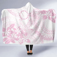 Candy Pink Kuki Airani Tapakau Hooded Blanket Tribal Anchor Mix Tiare